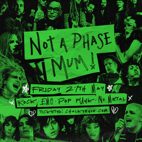 Not a Phase, Mum: Emo, Rock, Pop-Punk & Nu-Metal